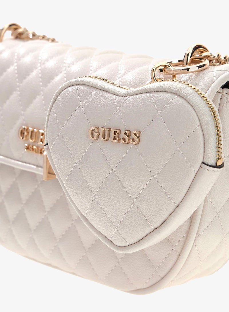 GUESS Atabey Quilted Convertible Shoulder Bag - Image 3